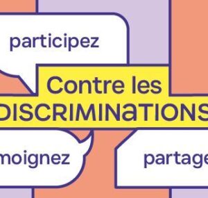 Logo enquête 22 mars-31 mai 2024 contre les discriminations (Rennes Métropole)